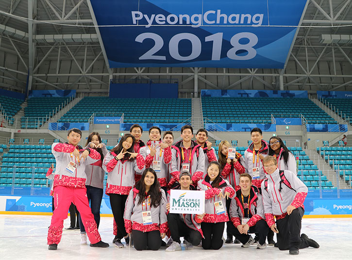 George Mason University, Paralympics, 2018 Olympics, Korea